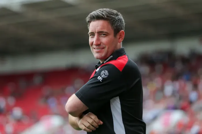 Framed Print : Bristol City Manager Lee Johnson Watches Pre-Season Friendly Against Portsmouth, 2016