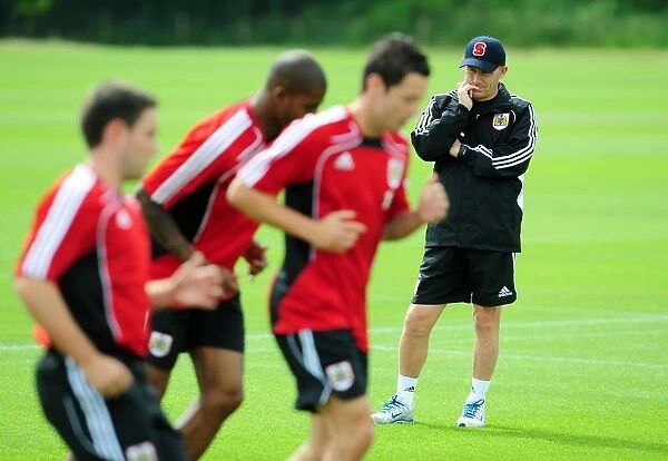 Bristol City Manager Steve Coppell Overseeing Pre-Season Training, Championship Football Club