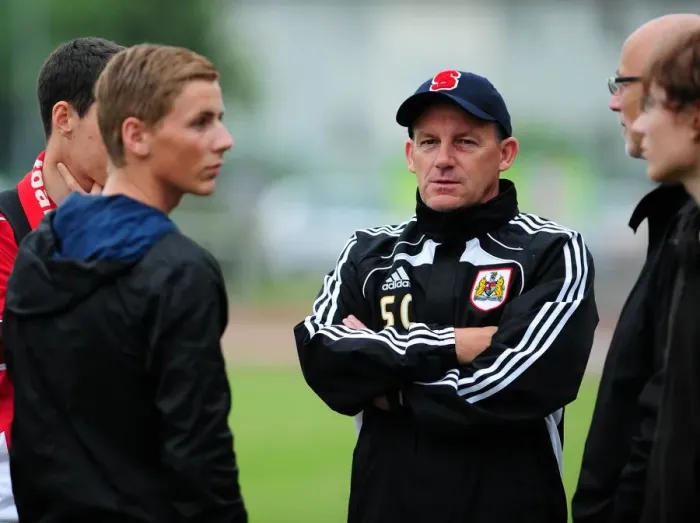 Framed Print : Bristol City Manager, Steve Coppell talks with the fans
