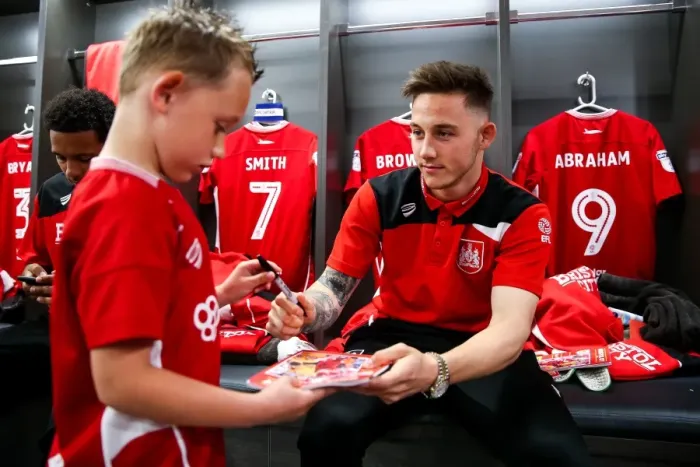 Framed Print : Bristol City Mascots in the Dressing Room: Pre-Match Moment at Ashton Gate Stadium (2017) Framed Print : Bristol City Mascots in the Dressing Room: Pre-Match Moment at Ashton Gate Stadium (2017)