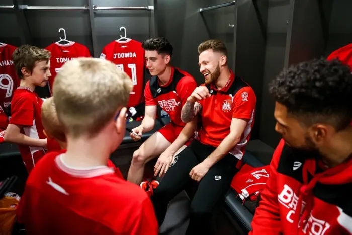 Framed Print : Bristol City Mascots in the Dressing Room: Pre-Match Moment at Ashton Gate Stadium (Sky Bet Championship: Bristol City vs Barnsley) Framed Print : Bristol City Mascots in the Dressing Room: Pre-Match Moment at Ashton Gate Stadium (Sky Bet Championship: Bristol City vs Barnsley)