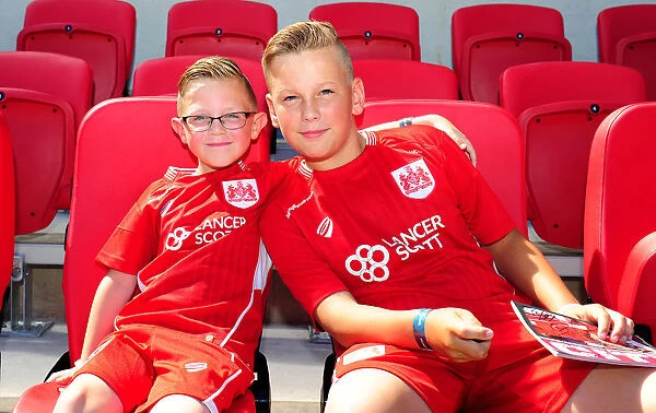 Bristol City Mascots on the Dugout during Sky Bet Championship Match