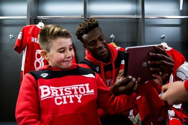 Bristol City Mascots and Players Unite Before Championship Match