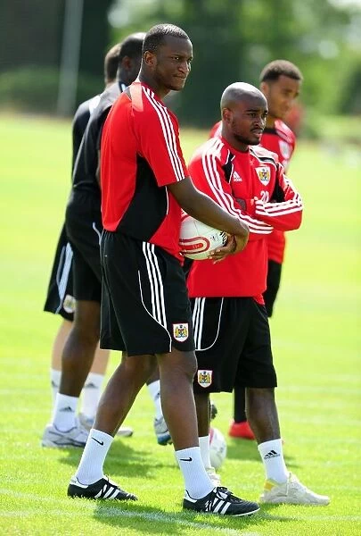 Bristol City: New Signing Kalifa Cisse Training with Jamal Campbell-Ryce Ahead of the Season