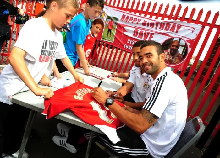 Framed Print : Bristol City Open Day: A Glimpse into Season 10-11 First Team Training