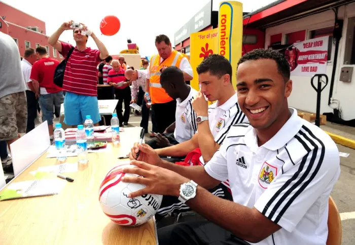 Framed Print : Bristol City Open Day: A Peek into the 2010-11 Season with the First Team