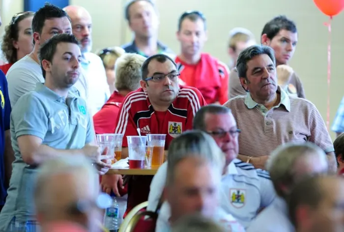 Framed Print : Bristol City Open Day: Behind the Scenes of Season 10-11 First Team Training