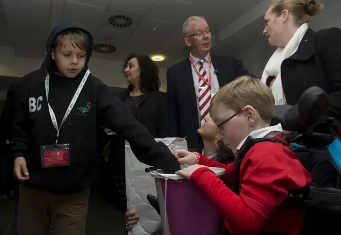 Framed Print : Bristol City: Oskar Pycroft Gathers Donations During Bristol City vs Preston North End Match, Sky Bet League One