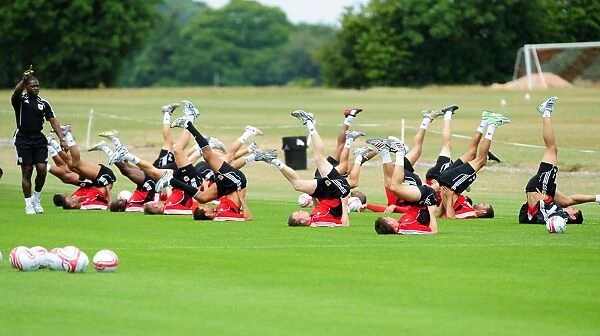 Bristol City Players report back for pre-season training - Photo mandatory by-line