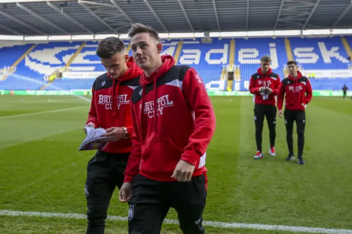 Framed Print : Bristol City Players Scouting Reading's Pitch Before Sky Bet Championship Match, 2016 Framed Print : Bristol City Players Scouting Reading's Pitch Before Sky Bet Championship Match, 2016