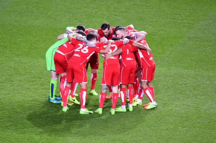 Framed Print : Bristol City Players Unite Before Facing Norwich City - Sky Bet Championship Clash at Ashton Gate Framed Print : Bristol City Players Unite Before Facing Norwich City - Sky Bet Championship Clash at Ashton Gate