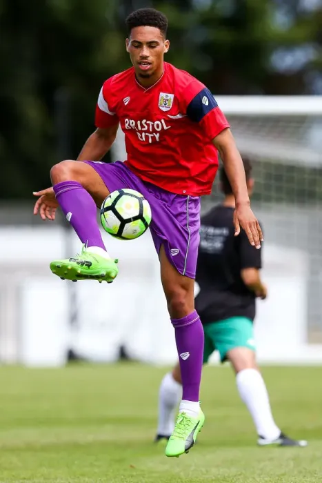 Framed Print : Bristol City Players Warm Up Ahead of Guernsey Friendly, 2017 Framed Print : Bristol City Players Warm Up Ahead of Guernsey Friendly, 2017
