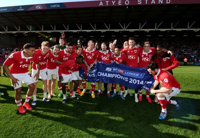 Framed Print : Bristol City Rejoice: League One Championship Glory at Ashton Gate Framed Print : Bristol City Rejoice: League One Championship Glory at Ashton Gate