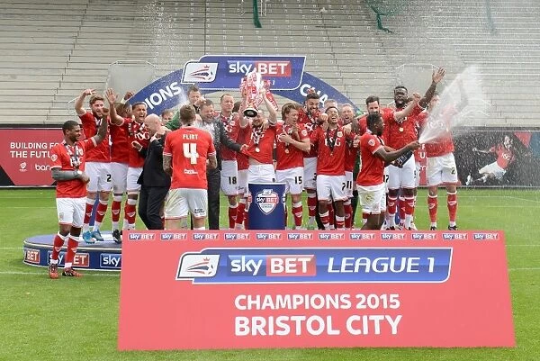 Bristol City: Sky Bet League One Champions - Celebrating Victory at Ashton Gate