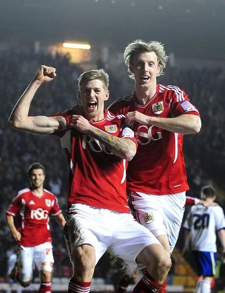 Bristol City: Stead and Woolford's Epic Goal Celebration (Bristol City vs. Cardiff City, 2012)