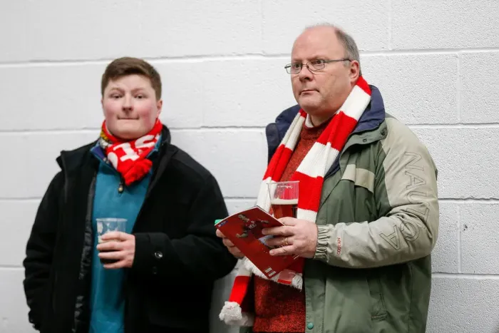 Framed Print : Bristol City Supporters Gather Before Championship Clash Against Brighton & Hove Albion, 2016