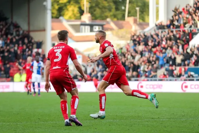 Framed Print : Bristol City Takes 1-0 Lead over Blackburn Rovers: Aaron Wilbraham's Thrilling Goal Celebration (October 2016) Framed Print : Bristol City Takes 1-0 Lead over Blackburn Rovers: Aaron Wilbraham's Thrilling Goal Celebration (October 2016)