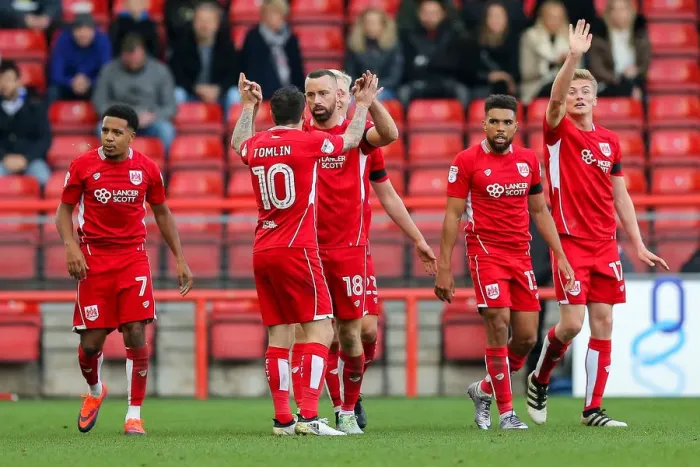 Framed Print : Bristol City Takes the Lead: Wilbraham Scores Against Blackburn Rovers at Ashton Gate