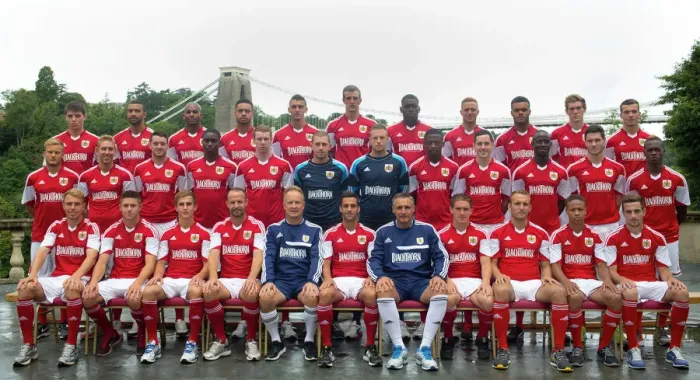 Framed Print : Bristol City Team Photo 2013  /  14