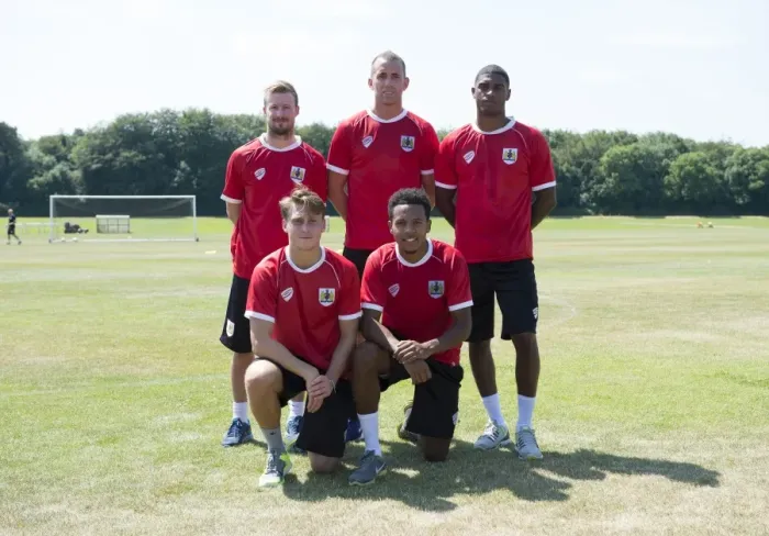 Framed Print : Bristol City Training 02  /  07  /  2014