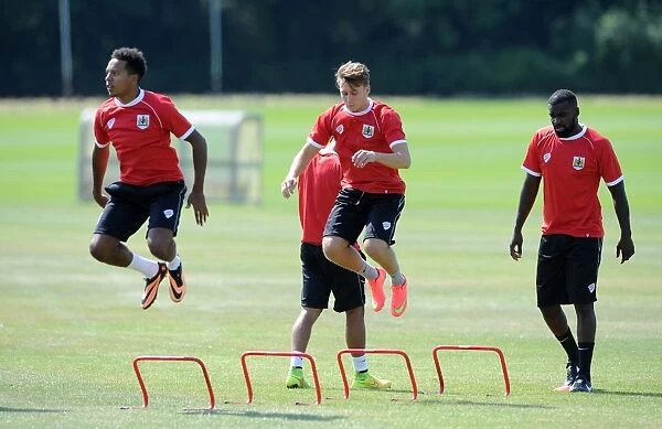 Bristol City Training: Korey Smith and Luke Freeman in Action (July 2014)