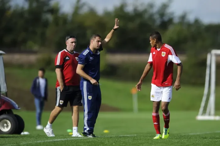 Framed Print : Bristol City U18 Manager Carlos Anton During Match vs Brighton & Hove Albion U18 - October 5, 2013 Framed Print : Bristol City U18 Manager Carlos Anton During Match vs Brighton & Hove Albion U18 - October 5, 2013