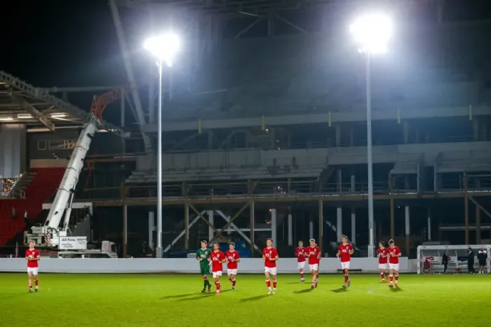 Framed Print : Bristol City U18s Eliminated from FA Youth Cup after 0-4 Defeat by Cardiff City U18s Framed Print : Bristol City U18s Eliminated from FA Youth Cup after 0-4 Defeat by Cardiff City U18s