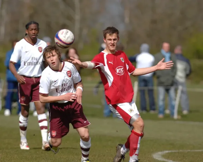 Framed Print : Bristol City U18s vs Arsenal U18s: The Exciting Youth Cup Showdown