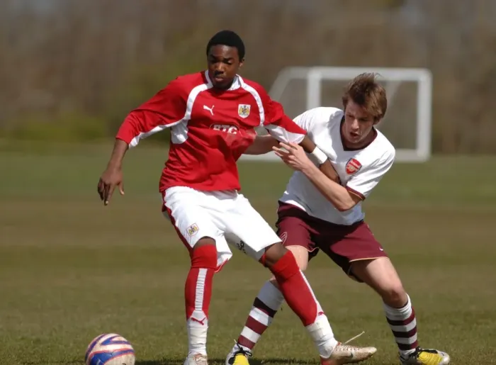 Framed Print : Bristol City U18s vs Arsenal U18s: Youth Cup Showdown