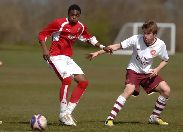 Framed Print : Bristol City U18s vs Arsenal U18s: Youth Cup Showdown Framed Print : Bristol City U18s vs Arsenal U18s: Youth Cup Showdown