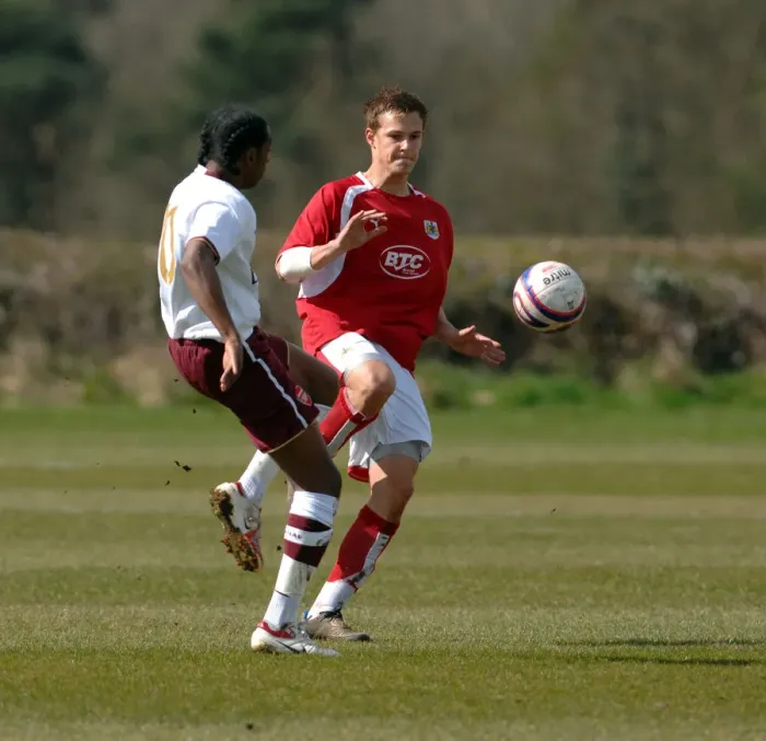 Framed Print : Bristol City U18s vs Arsenal U18s: Youth Cup Showdown