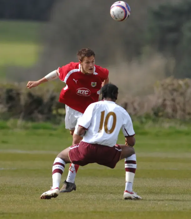 Framed Print : Bristol City U18s vs Arsenal U18s: Youth Cup Showdown