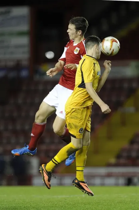 Framed Print : Bristol City U18s vs Newport County U18s: Youth Cup Match at Ashton Gate