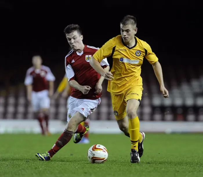 Framed Print : Bristol City U18s vs Newport County U18s: Youth Cup Match at Ashton Gate Framed Print : Bristol City U18s vs Newport County U18s: Youth Cup Match at Ashton Gate