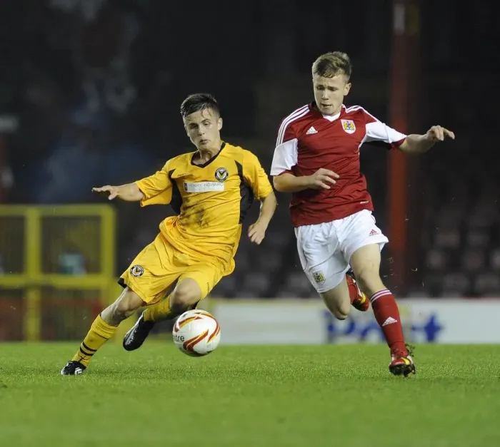 Framed Print : Bristol City U18s vs Newport County U18s: Youth Cup Match at Ashton Gate Framed Print : Bristol City U18s vs Newport County U18s: Youth Cup Match at Ashton Gate