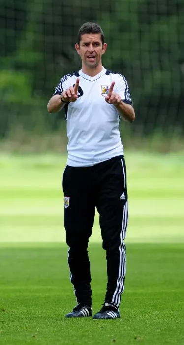 Framed Print : Bristol City Under-21s Coach Alex Russell in Training Session Framed Print : Bristol City Under-21s Coach Alex Russell in Training Session