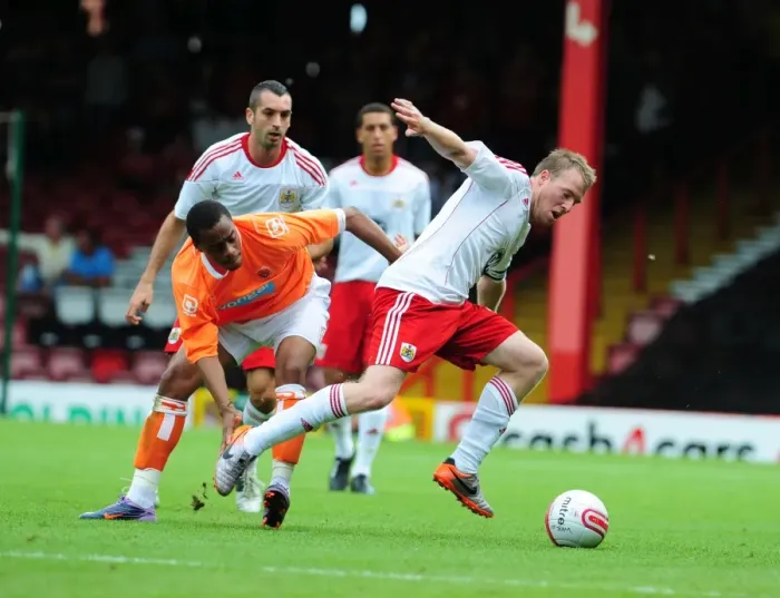 Framed Print : Bristol City v Blackpool 310710