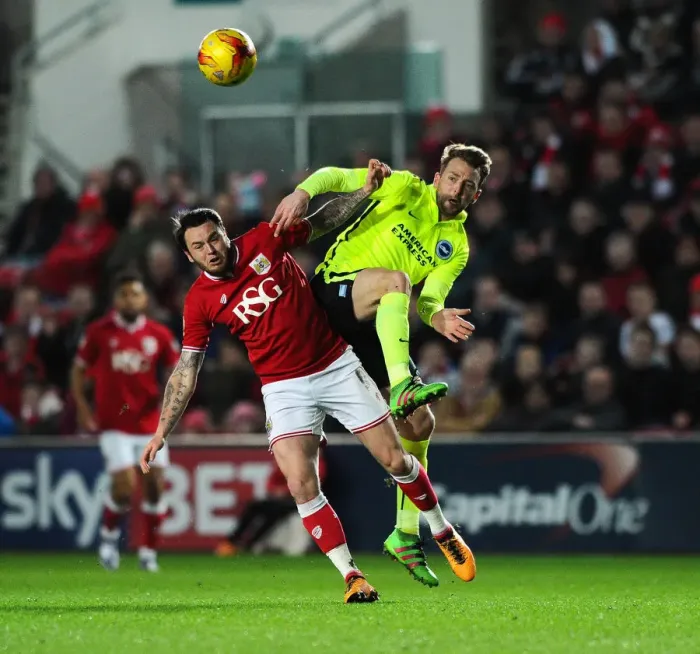 Framed Print : Bristol City v Brighton 230216