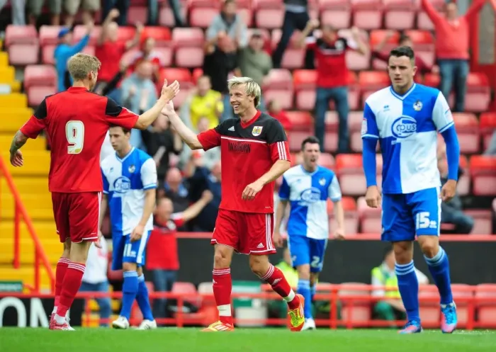 Framed Print : Bristol City v Bristol Rovers 040812