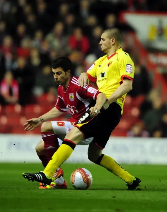 Framed Print : Bristol City v Watford 200312 Framed Print : Bristol City v Watford 200312