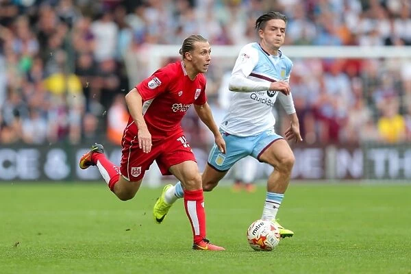 Bristol City vs Aston Villa: Luke Freeman vs Jack Grealish - Intense Battle at Ashton Gate