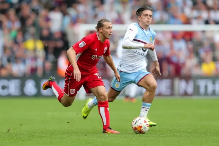 Framed Print : Bristol City vs Aston Villa: Luke Freeman vs Jack Grealish - Intense Battle at Ashton Gate Framed Print : Bristol City vs Aston Villa: Luke Freeman vs Jack Grealish - Intense Battle at Ashton Gate