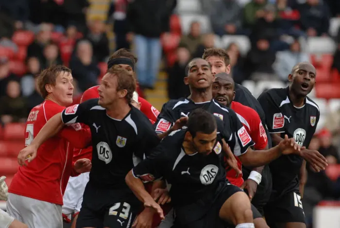 Framed Print : Bristol City vs. Barnsley: A Football Rivalry - Season 08-09