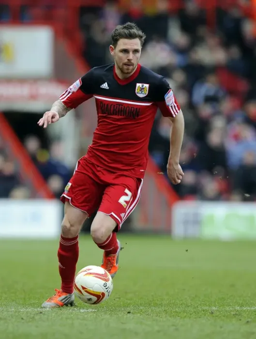Framed Print : Bristol City vs Barnsley: Paul Anderson in Action, Npower Championship 2013