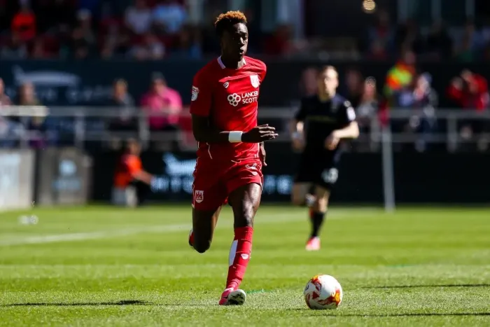Framed Print : Bristol City vs Barnsley: Tammy Abraham in Action at Ashton Gate Stadium (Sky Bet Championship)