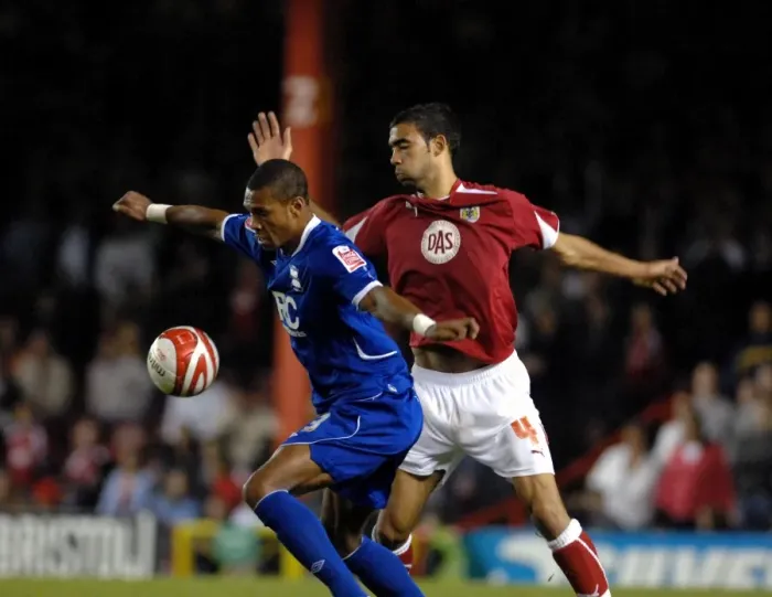 Framed Print : Bristol City vs Birmingham City: A Football Rivalry - Season 08-09