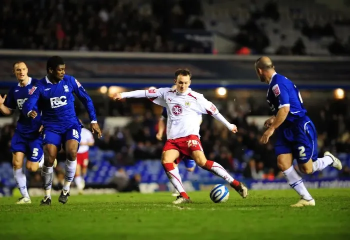 Framed Print : Bristol City vs. Birmingham City: A Football Rivalry - Season 08-09