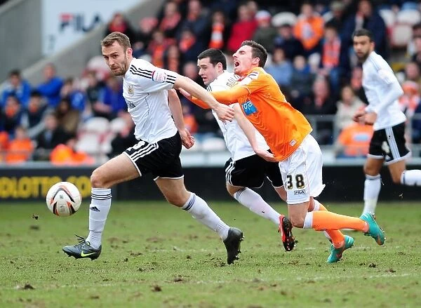 Bristol City vs Blackpool: Dramatic Moment as Liam Kelly Brings Down Matt Derbyshire