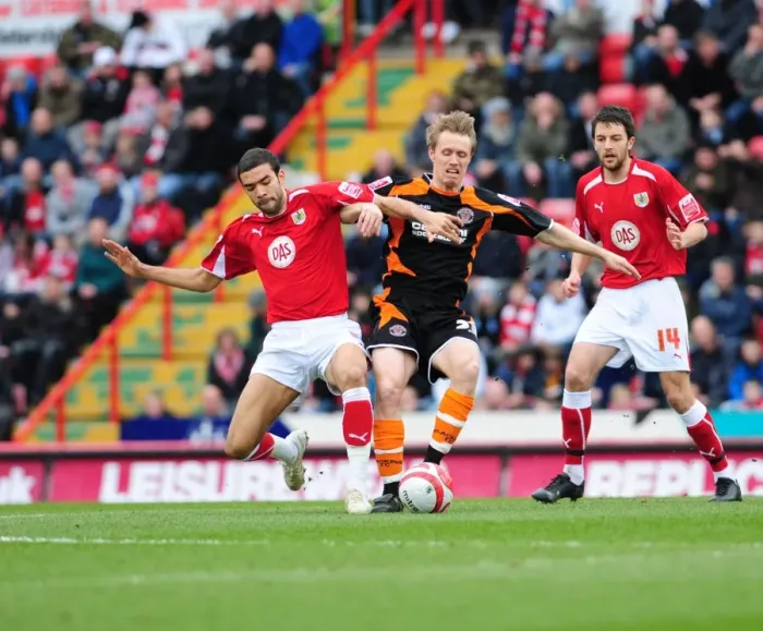 Framed Print : Bristol City vs Blackpool: A Football Rivalry - Season 08-09