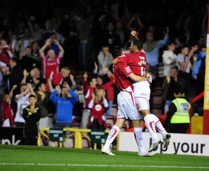 Framed Print : Bristol City vs Blackpool: A Football Rivalry - Season 09-10